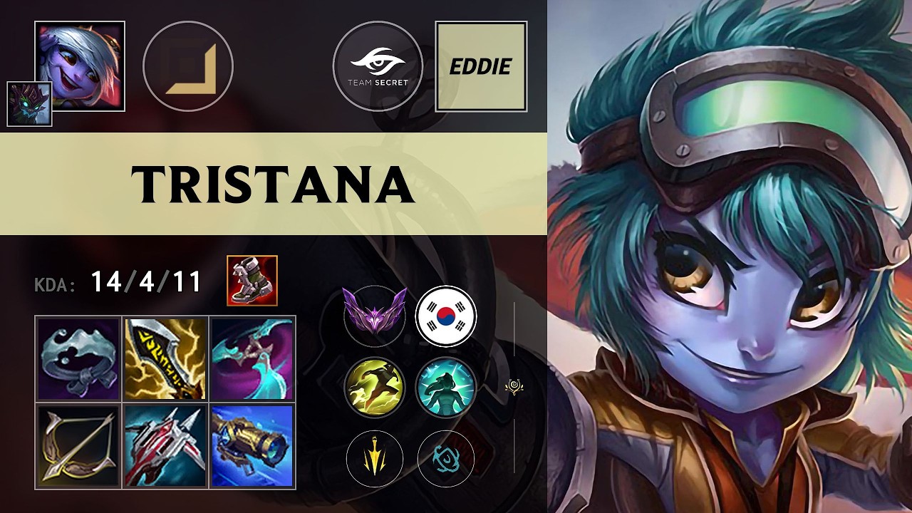 (TSW Eddie) Tristana ADC vs Yunara - KR Master Patch 26.16