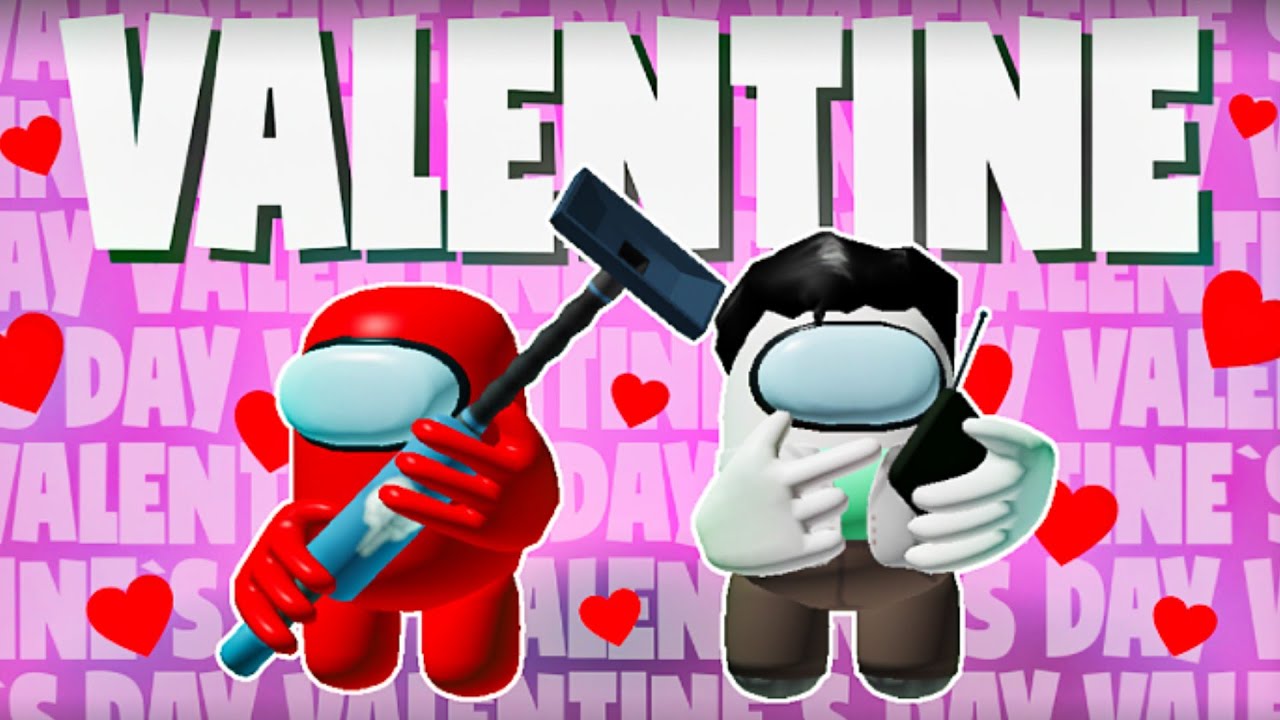 Among us -  Imposters & Roles *♥️VALENTINE ROLES* Gameplay Part 179 - Roblox