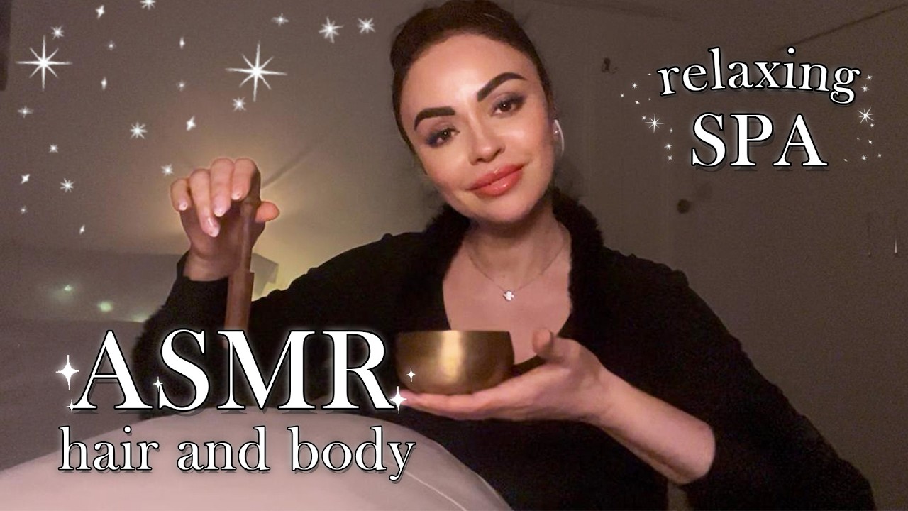 ASMR SPA for SLEEP - Hair, Facial & Full Body Massage ✨ 1h of Deep Relaxation 