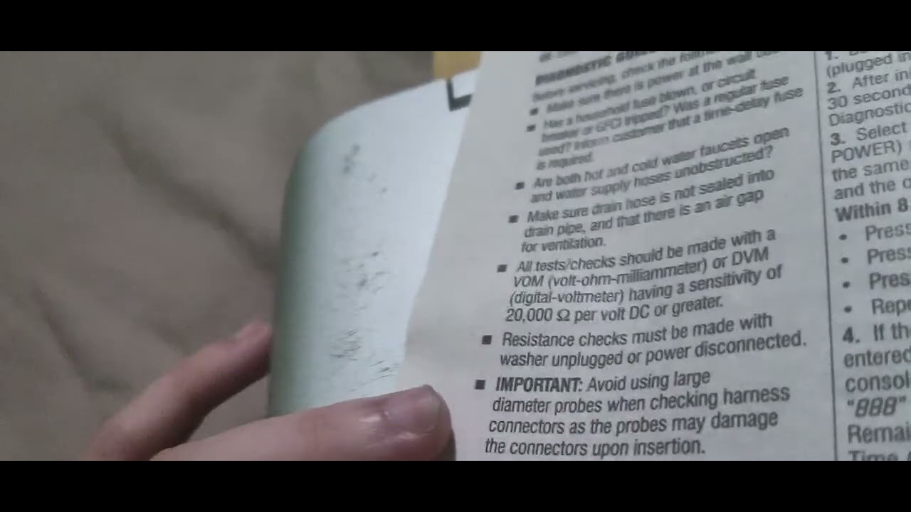Review how to of the whirlpool duet technical support manual for the whirlpool duet & Maytag washers