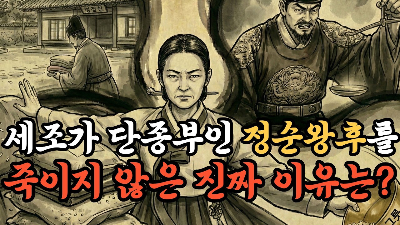 [반만년한국사] 세조가 단종부인 정순왕후를 죽이지 않은 진짜 이유는?ㅣ#세조 #단종 #정순왕후 #한국사