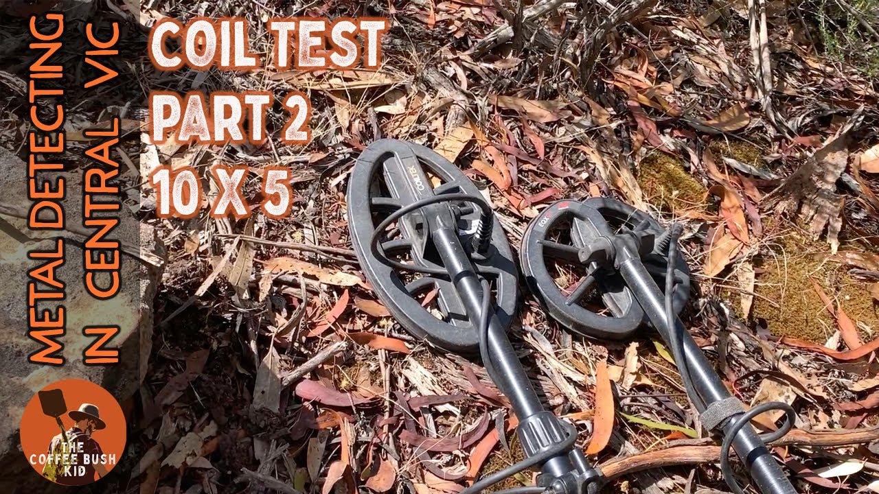 Test driving the new Coiltek 10 x 5 inch coil on the Equinox 800, metal detecting in Central Vic