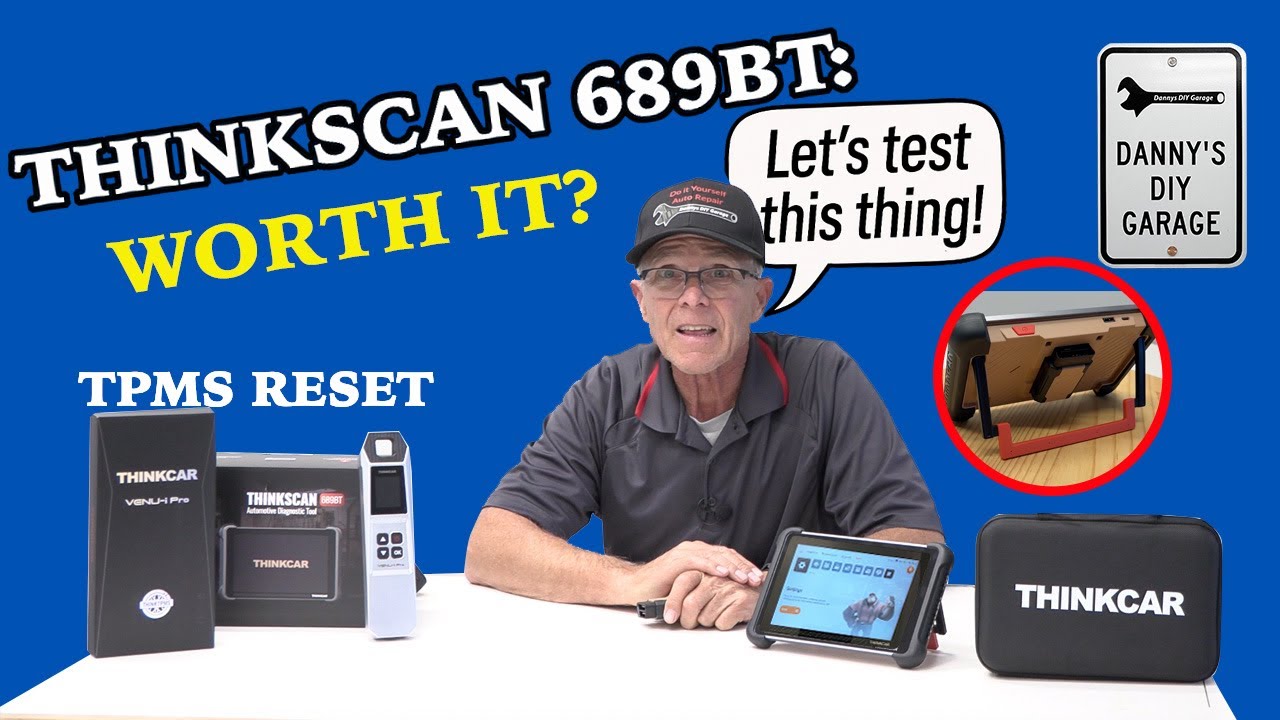 Thinkscan 689BT Scan Tool Review: Diagnosing Engine Data & Resetting the TPMS with Venu-i Pro.