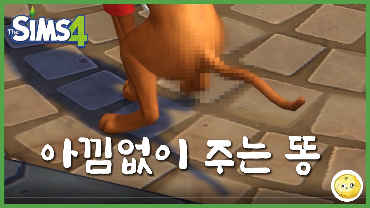 아낌없이 주는 똥 / #심즈4, #똥