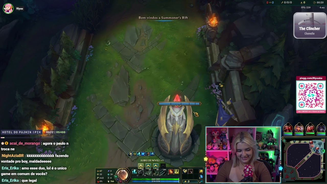 Riyuuka jogando League of Legends 