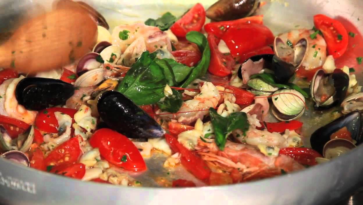 Spaghetti aux fruits de mer