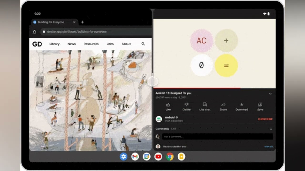 Android 12L Is Getting a Taskbar