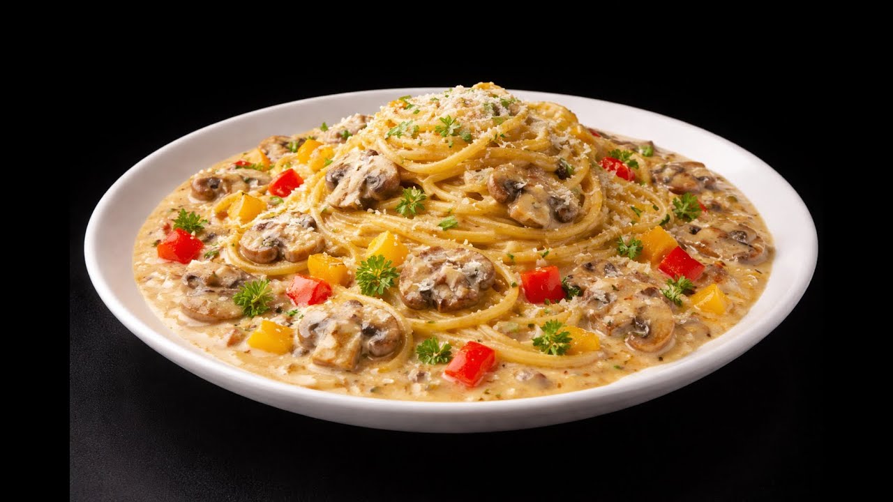 Creamy Spaghetti Alfredo for Christmas Dinner (Ready in 20 minutes)