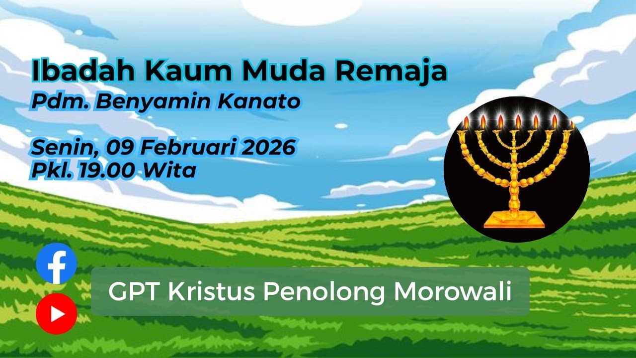 Ibadah Kaum Muda Remaja | Pdm. Benyamin Kanato | Senin, 09 Februari 2026