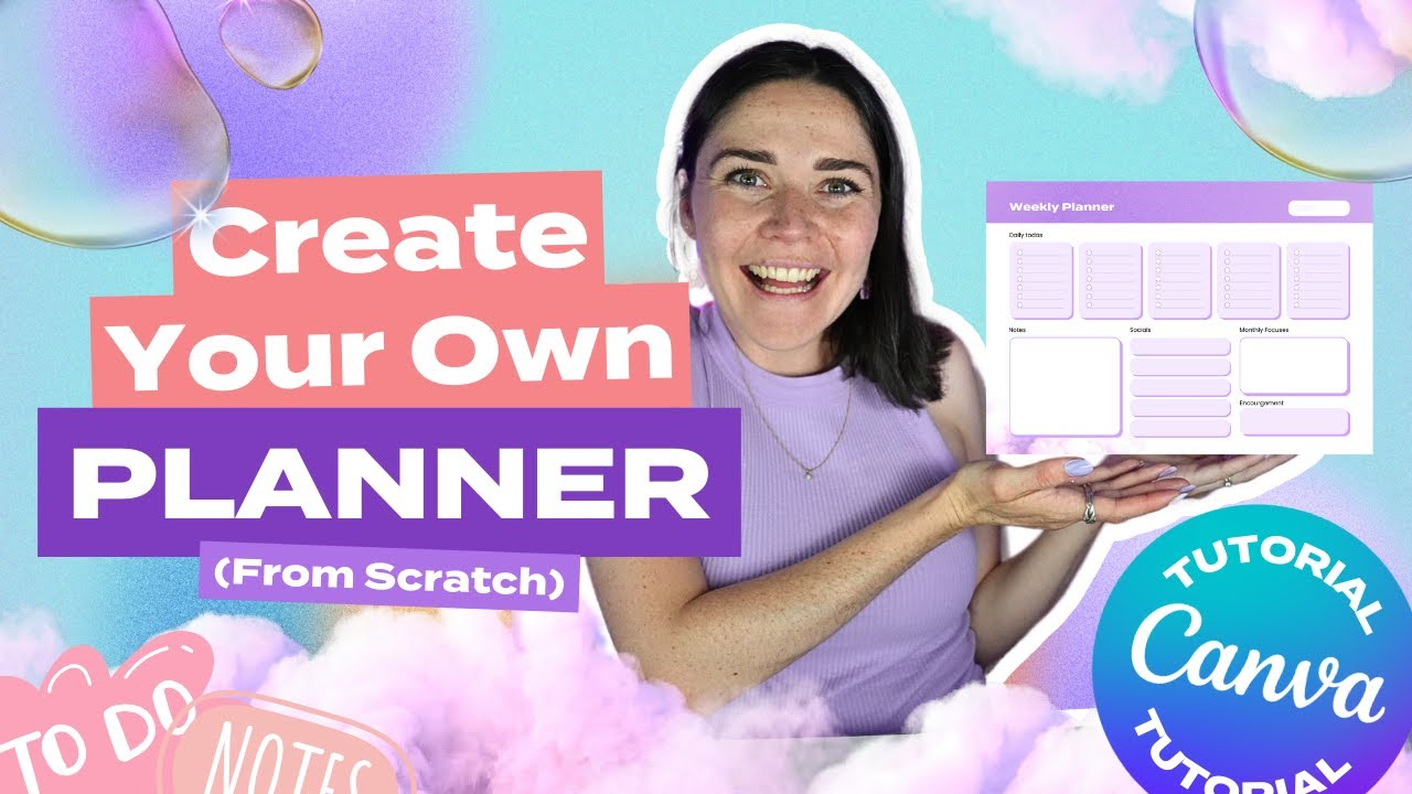 CANVA TUTORIAL: Design Your Own Planner from Scratch (Tips from a professional designer)