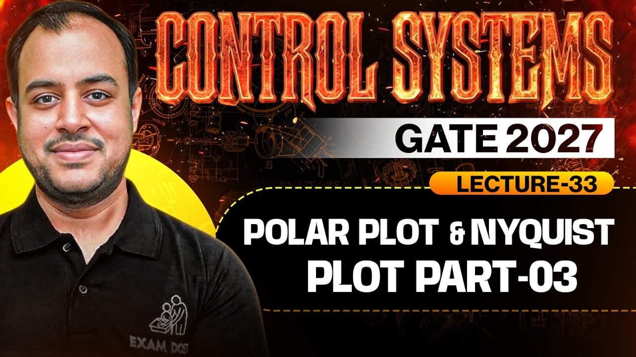 Lec-33 | Polar Plot & Nyquist Plot Part-03 | Control Systems | GATE 2027 | Ankit Goyal