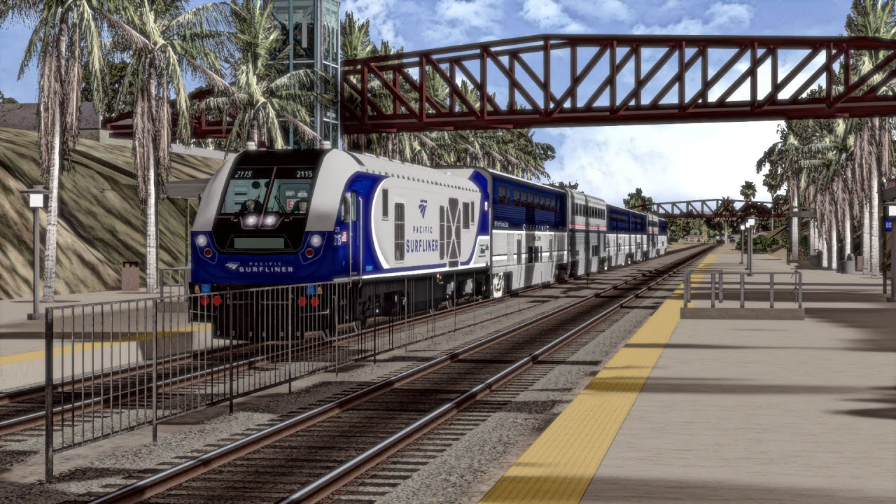 Open Rails - Amtrak #562 | Pacific Surfliner [revised] (Los Angeles - San Diego)