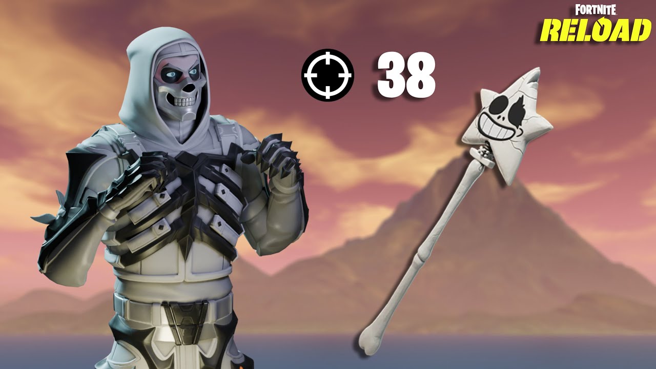 skully sceptre gameplay | intense high kill ranked fortnite reload