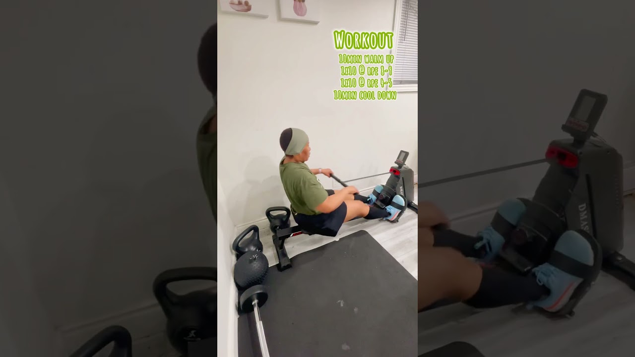 Interval session but on the #rower #rowing #rowingworkout #cardio #cardioworkout #intervalltraining