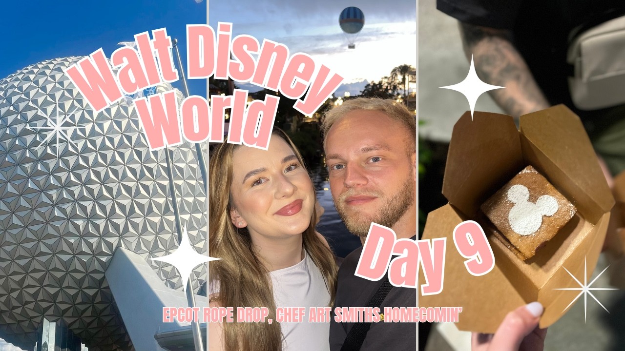 Walt Disney World 2025 Vlog | EPCOT GUARDIANS ROPE DROP | DISNEY SPRINGS | CHEF ART SMITHS HOMECOMIN