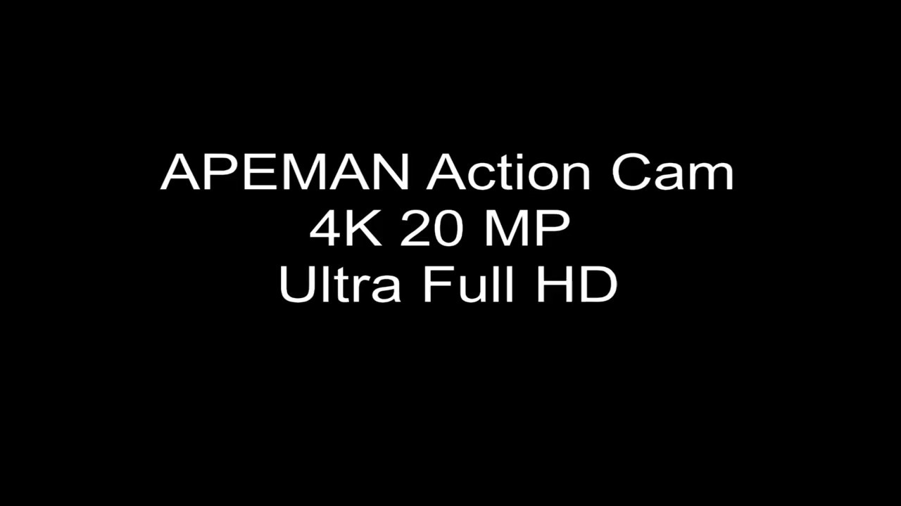 Apeman Action Cam WiFi Sports Cam A80 4K 20 MP Ultra Full HD
