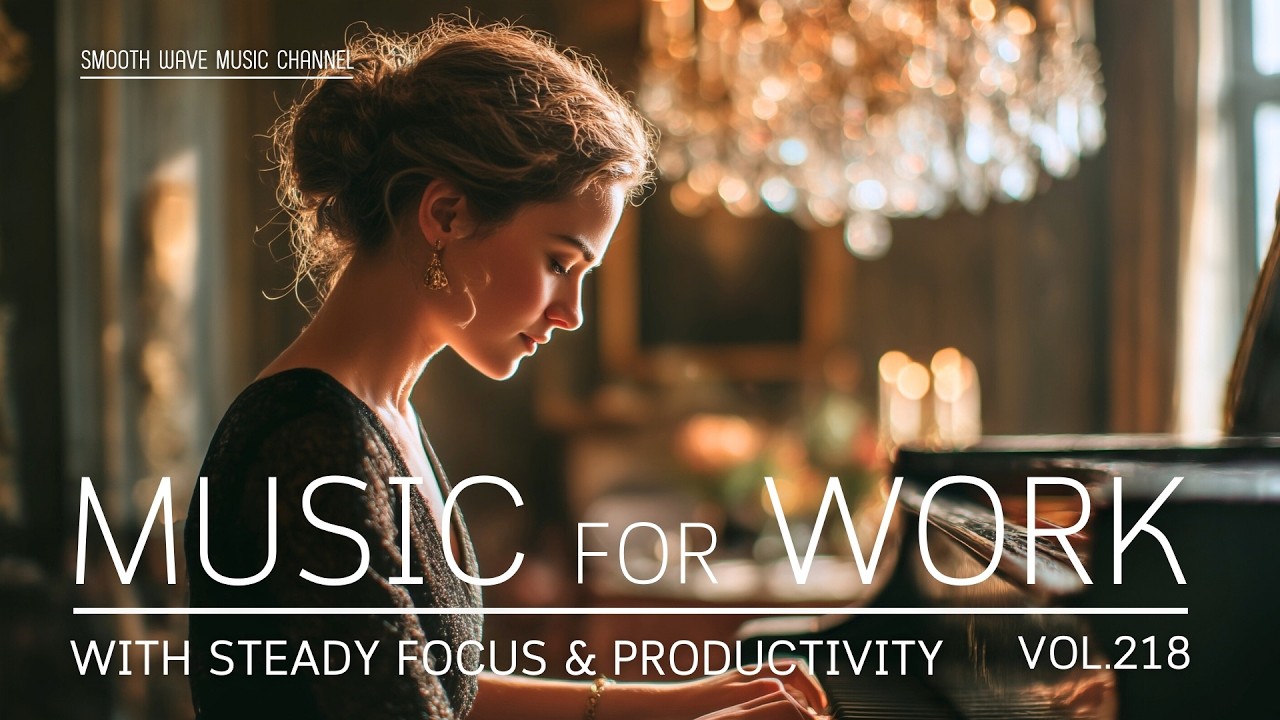 Music for Work with Steady Focus & Productivity