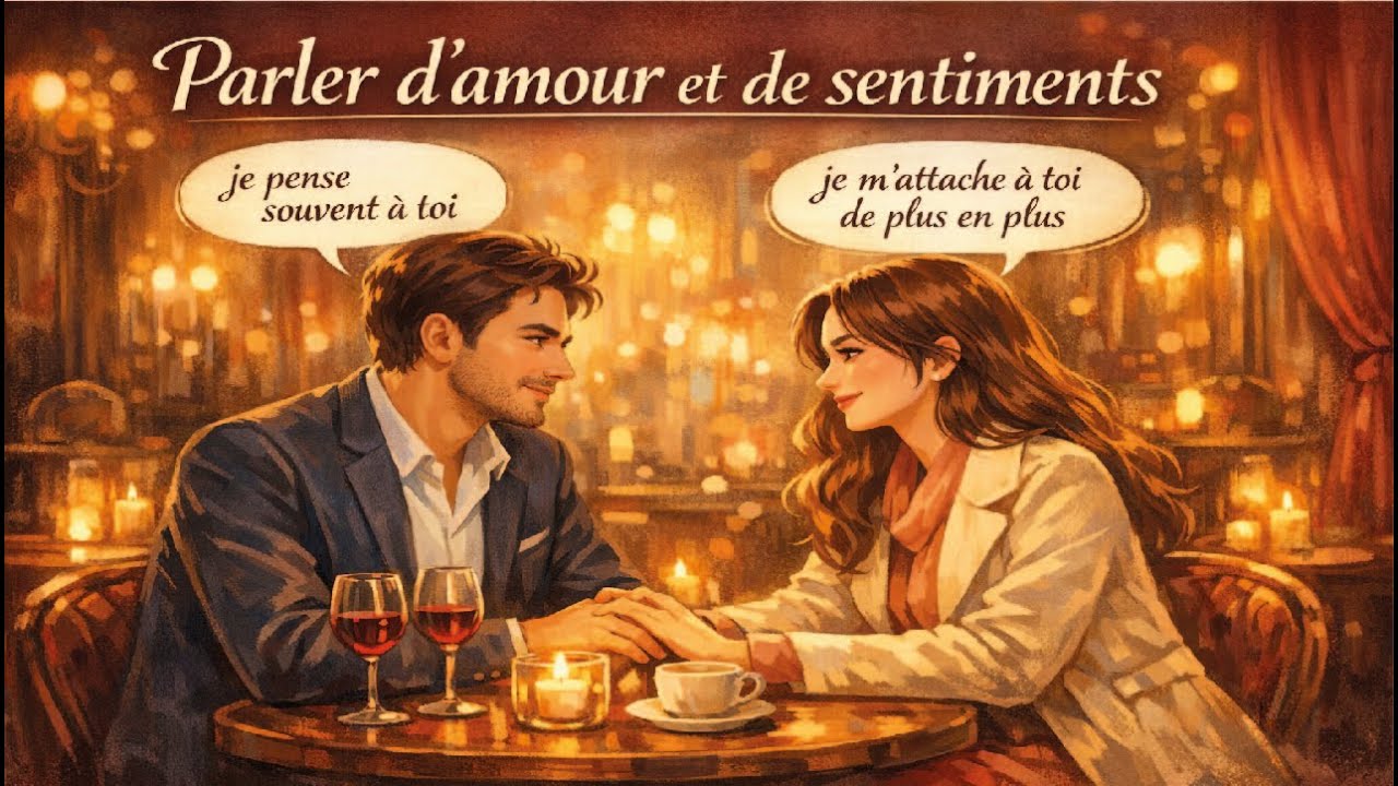 Parler d’amour et de sentiments en français 🇫🇷 | Expressions courantes & dialogue