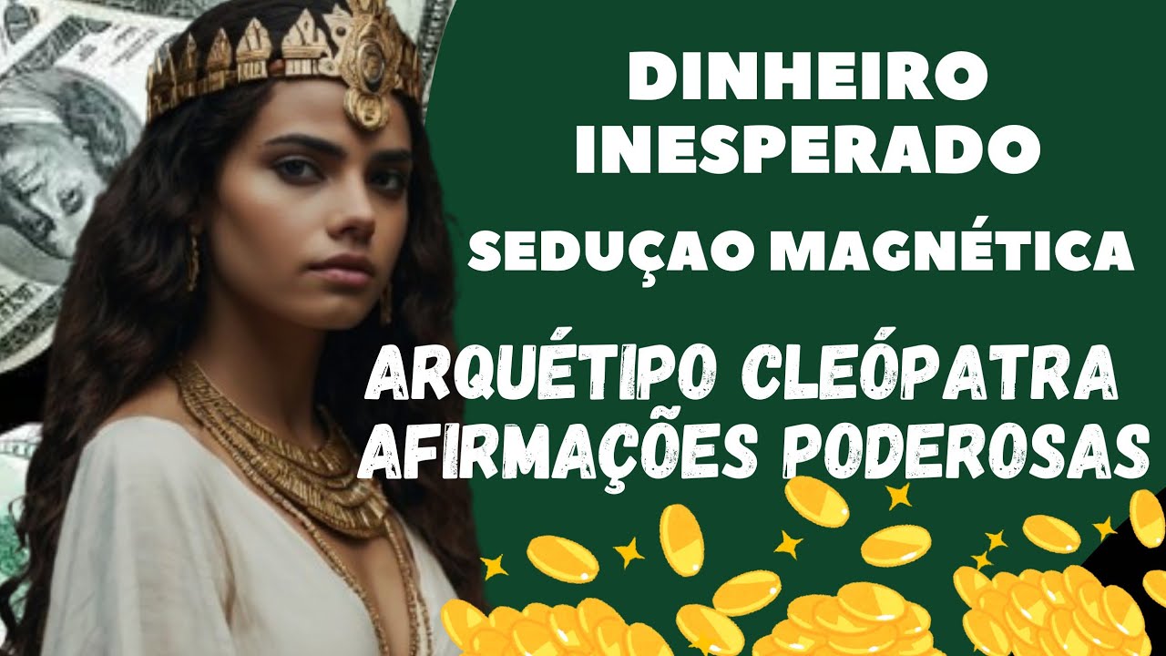 Ativação arquétipo Cleópatra, prosperidade e sedução magnética. Biokinesis, cleop.