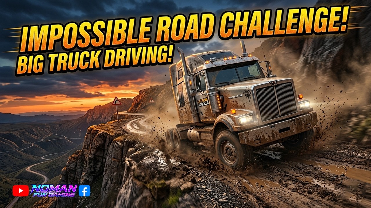 Truck Driving Game | Realistic Truck Simulator Gameplay 2026। Noman Fun Gaming