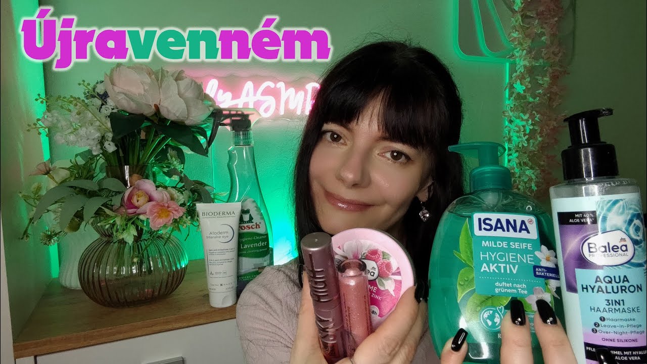 ÚJRAVENNÉM 🫙Ki kell próbálnod!🩷🍀#asmr #magyarasmr #dm #rossmann #balea #isana #bioderma #frosch