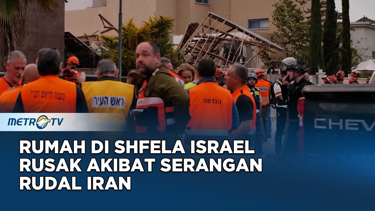 Fragmen Rudal Iran Hantam Rumah di Shfela Israel, Tanpa Korban