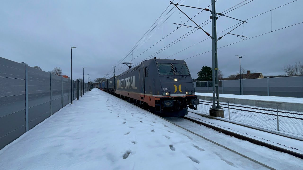 Omledningar via Västkustbanan! Tåg i Kågeröd och Ängelholm!