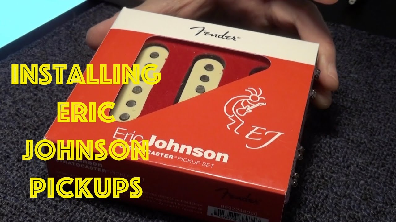 Pickup Change Fender American Standard Stratocaster : Eric Johnson Pickups Installation bye Fat 50’s
