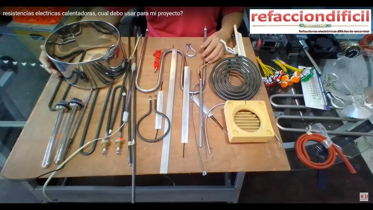 resistencias electricas calentadoras, cual debo usar para mi proyecto?