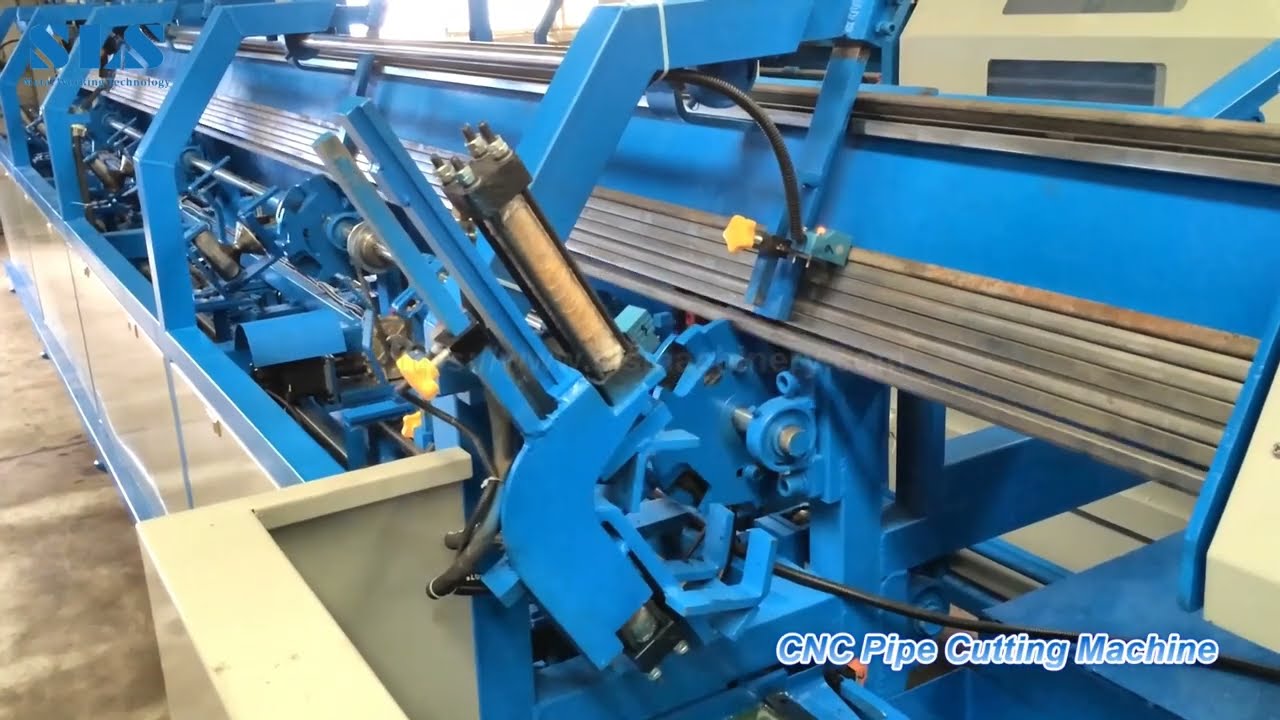 Automatic Round Square Metal Steel Pipe Cold Saw, Electric CNC Tube Cutting Machine | SLS Machinery