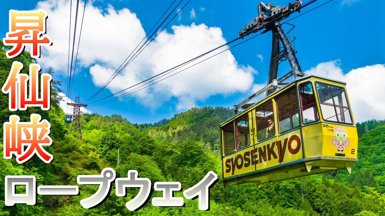 【昇仙峡ロープウェイ】ふくちゃん・ゆめちゃんの空中ランデブー🚠