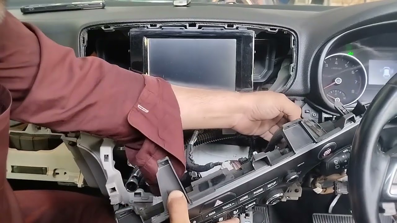 How to remove the Kia Sportage dash, replace  A/C evaporator