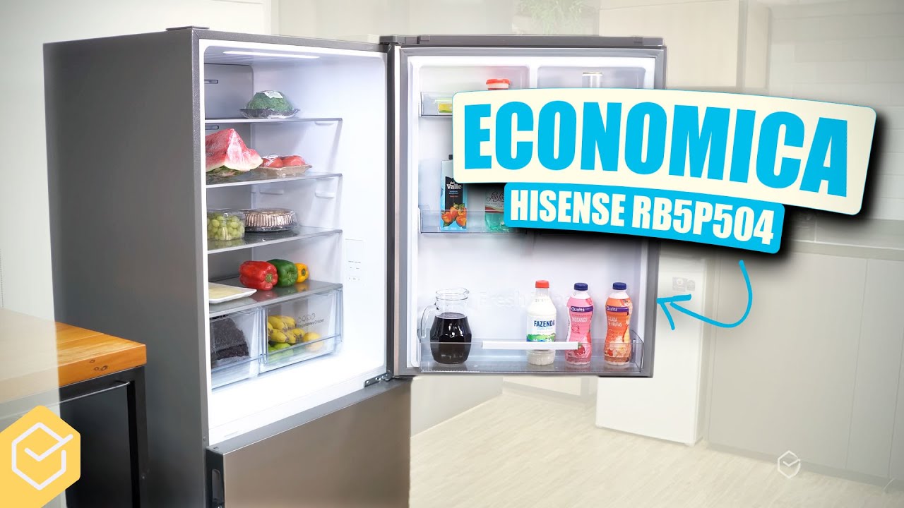 Essa GELADEIRA INVERSE é ECONOMICA e CUSTO BENEFÍCIO! Hisense RB5P504