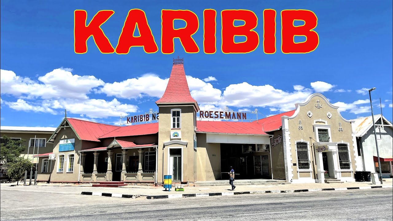 Karibib old town center in Erongo Region of Namibia, southern Africa
