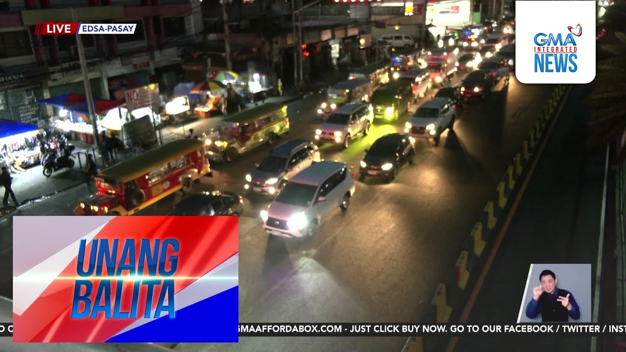 Paglalagay ng aspalto sa EDSA Northbound lane mula Roxas Blvd. hanggang Taft Ave.,... | Unang Balita