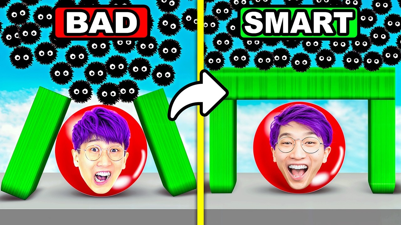 NOOB vs PRO vs HACKER In HIDE BALL!? (ALL LEVELS!)