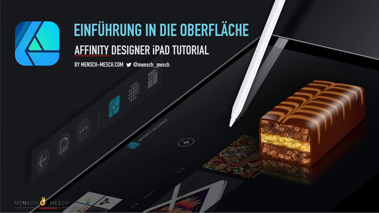 Affinity Designer iPad - Einführung in die Oberfläche [Deutsch]
