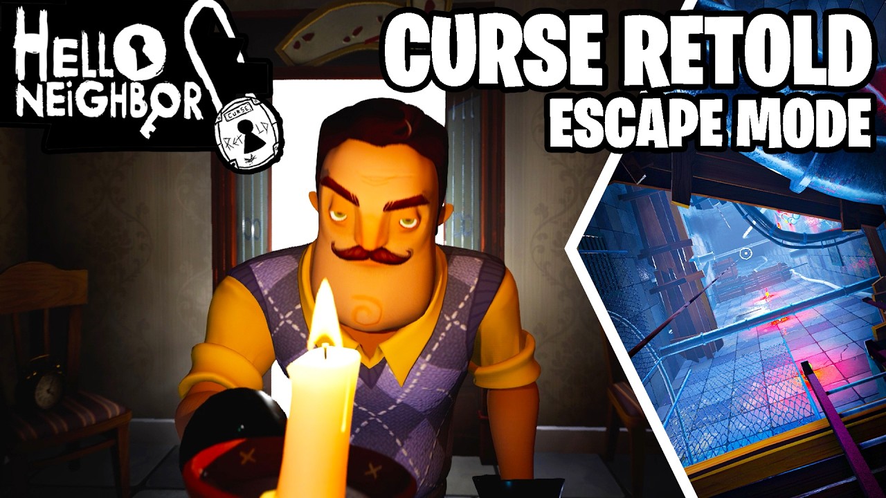 Hello Neighbor - CURSE RETOLD [Escape Mode ACT 1] (FULL GAMEPLAY)