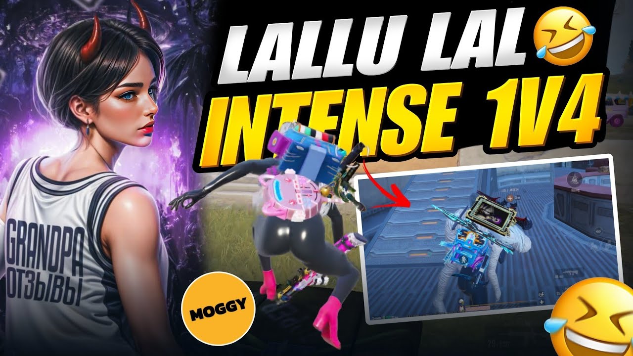 🔥 Lallu Lal INTENSE 1v4 Clutch! 😱 || BGMI ||#ClutchGod