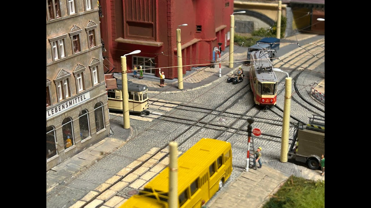 Modellstraßenbahnsegment 