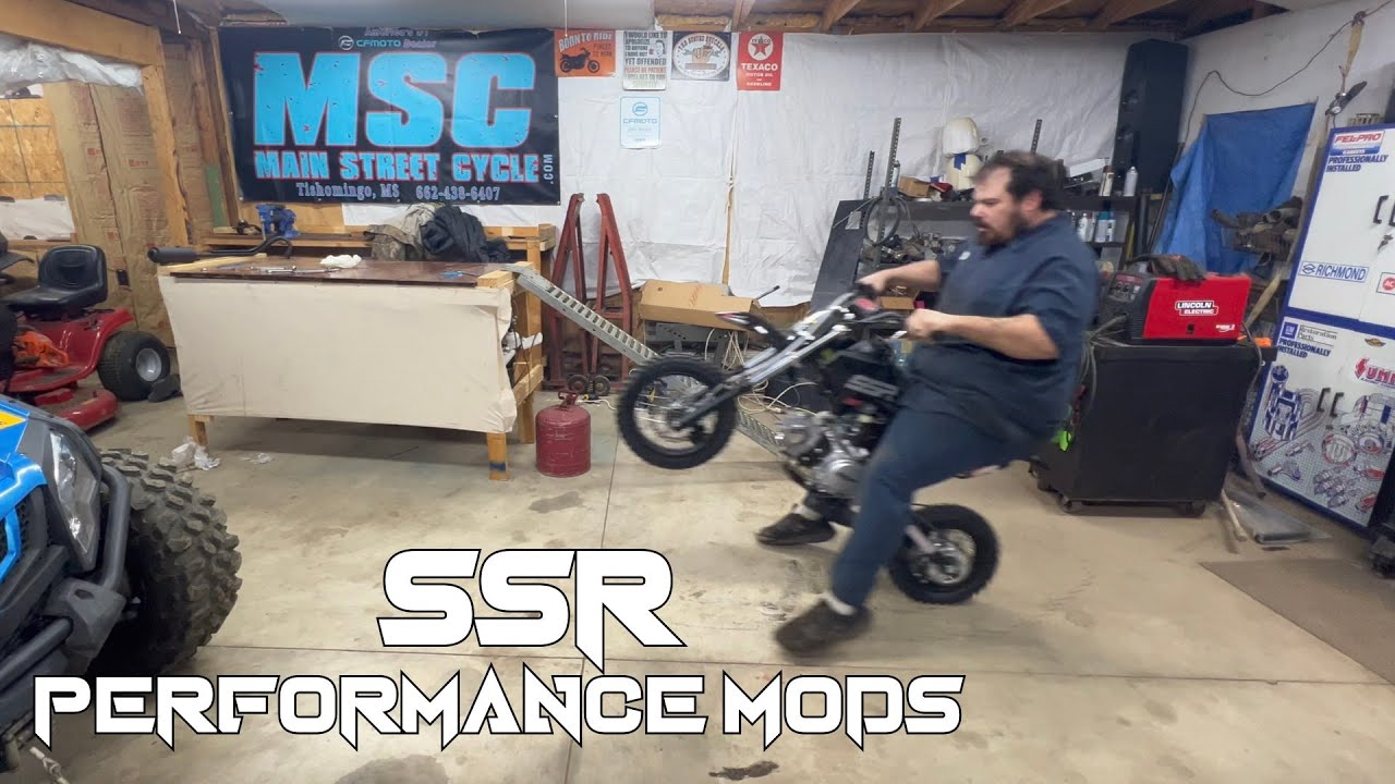 SSR Pit bike Performance mods