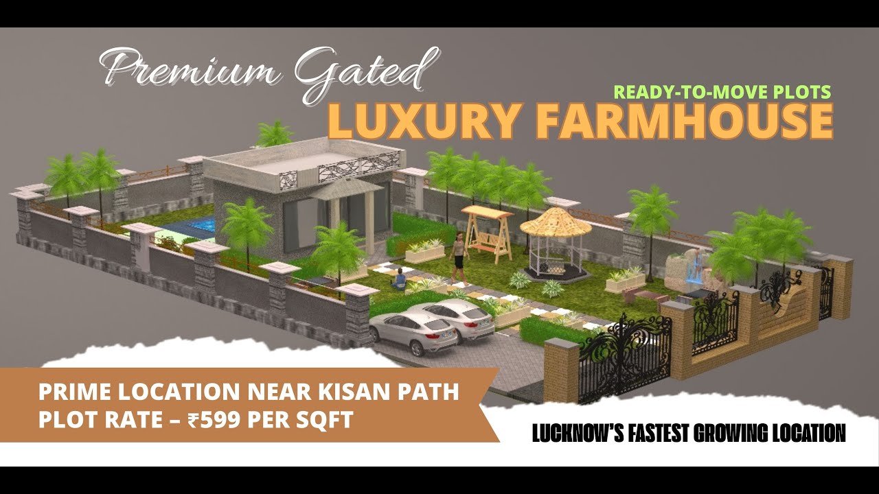 Premium Plots in Lucknow | ₹599 Sqft | Near Kisan Path & Indira Canal | Best Investment - 8382801582