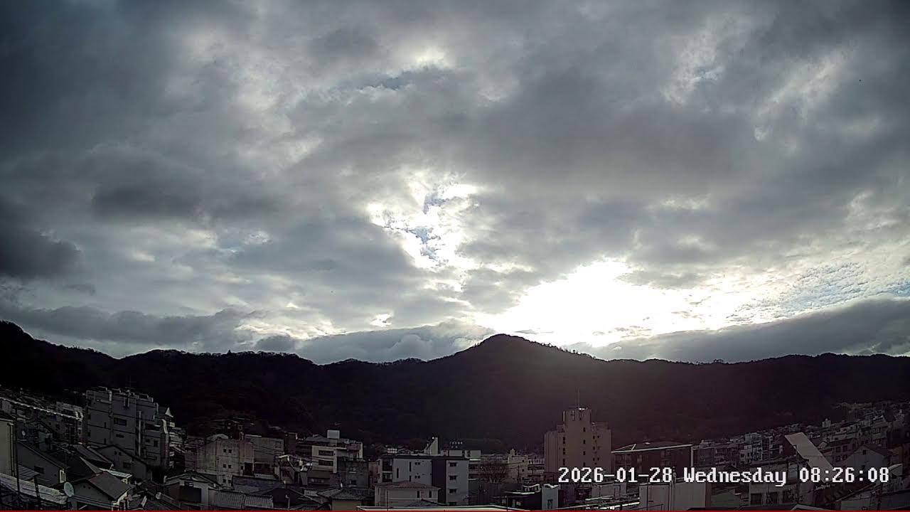 京都府京都市左京区大文字山ライブカメラ Kyoto Kyotoshi Live camera.world.cam