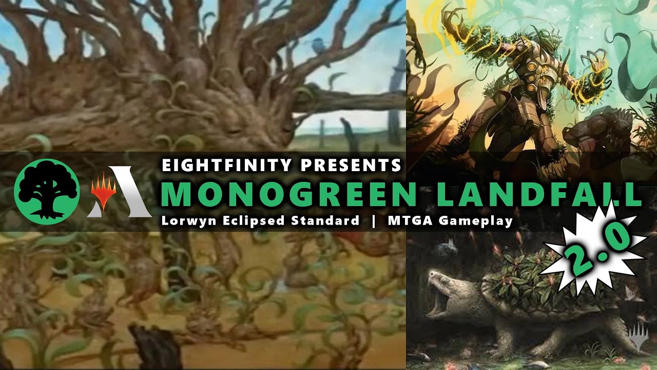 Mono Green Landfall 2.0 | Lorwyn Eclipsed MTGA Standard Gameplay