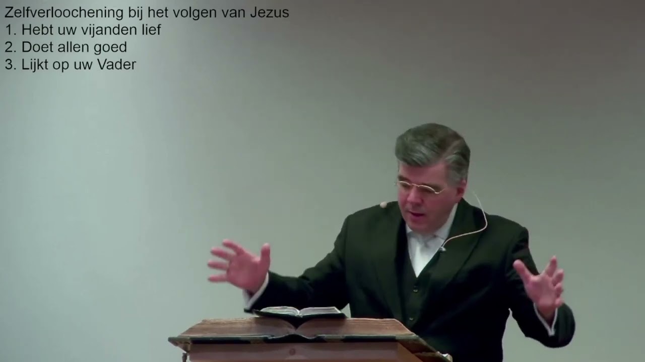 Ds. G.J. Baan | Lukas 6: 27-37 | Zelfverloochening bij het volgen van Jezus. |