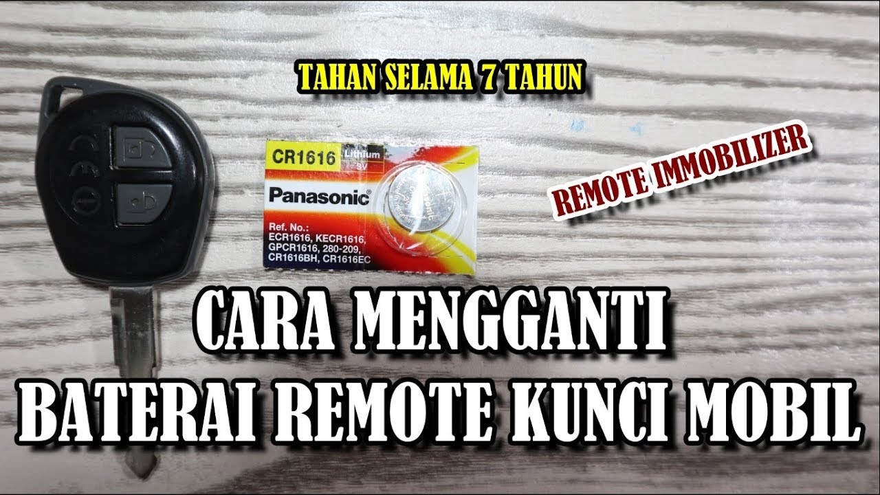 Cara Mengganti Baterai Remote Kunci Mobil | Remote Immobilizer Ertiga