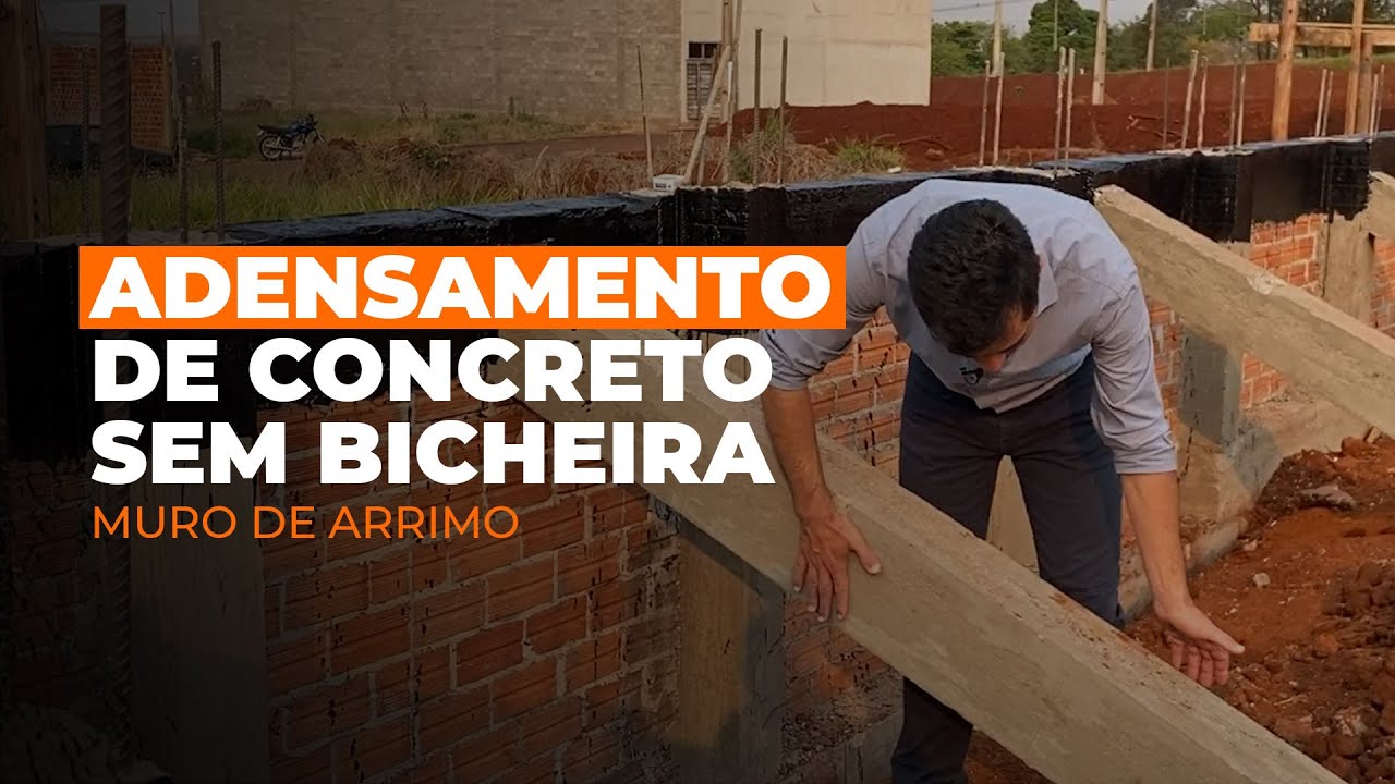 DEU CERTO A CONCRETAGEM DA MÃO FRANCESA 😁 [MURO DE ARRIMO] [ADENSAMENTO]