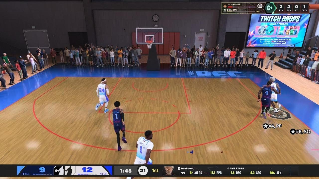 NBA 2K26 Had to spank dee boom in the rec🤣🤣🤣🤣