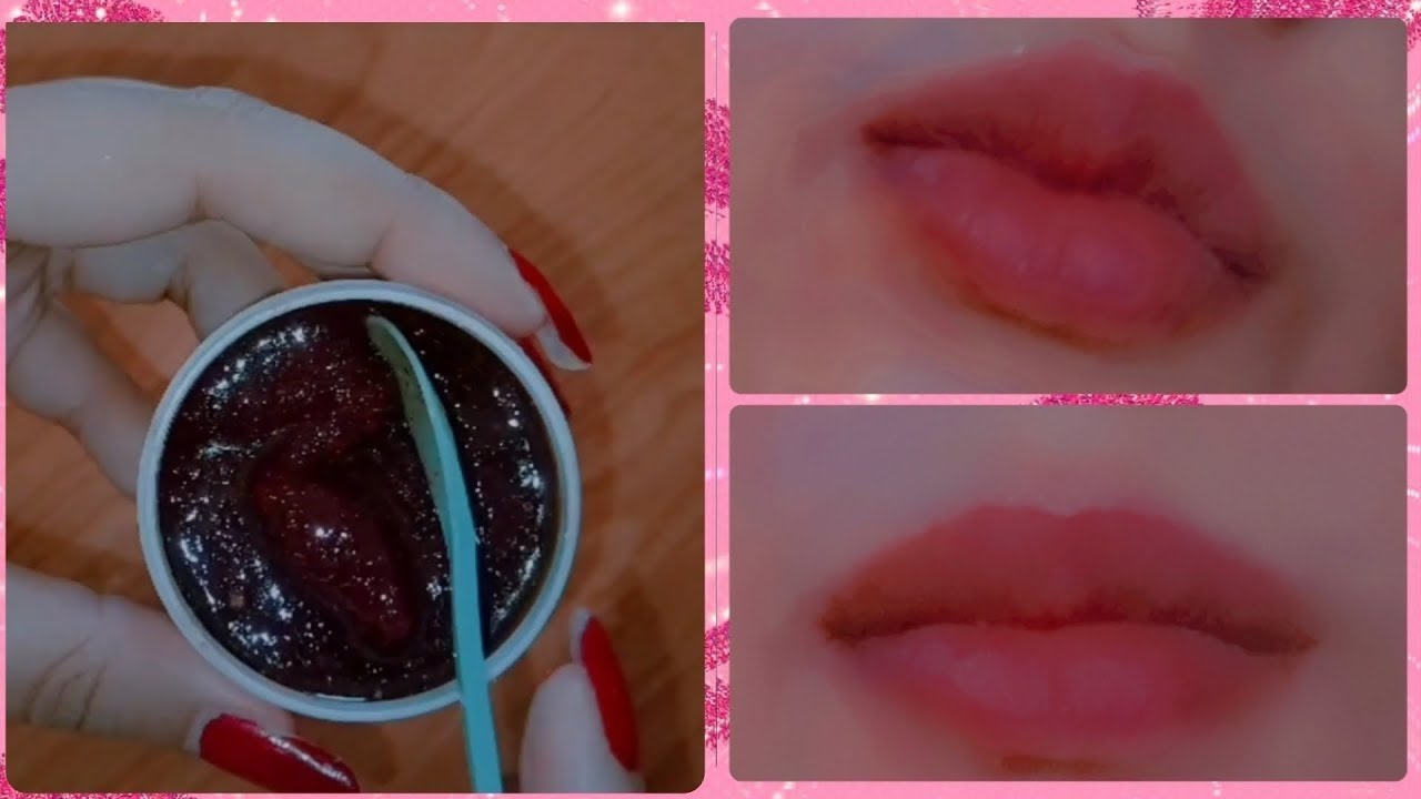 يلا نبدأ تجهيزات العيد 🌙🎀 أسرع طريقة لتفتيح وتقشير وتوريد الشفايف بمكونات موجودة في كل بيت💋🌸