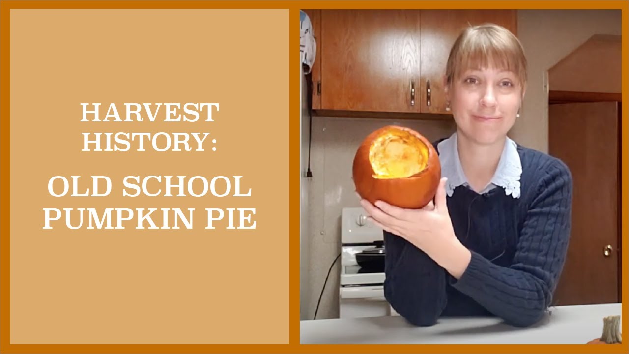 Harvest History: Old School Pumpkin Pie